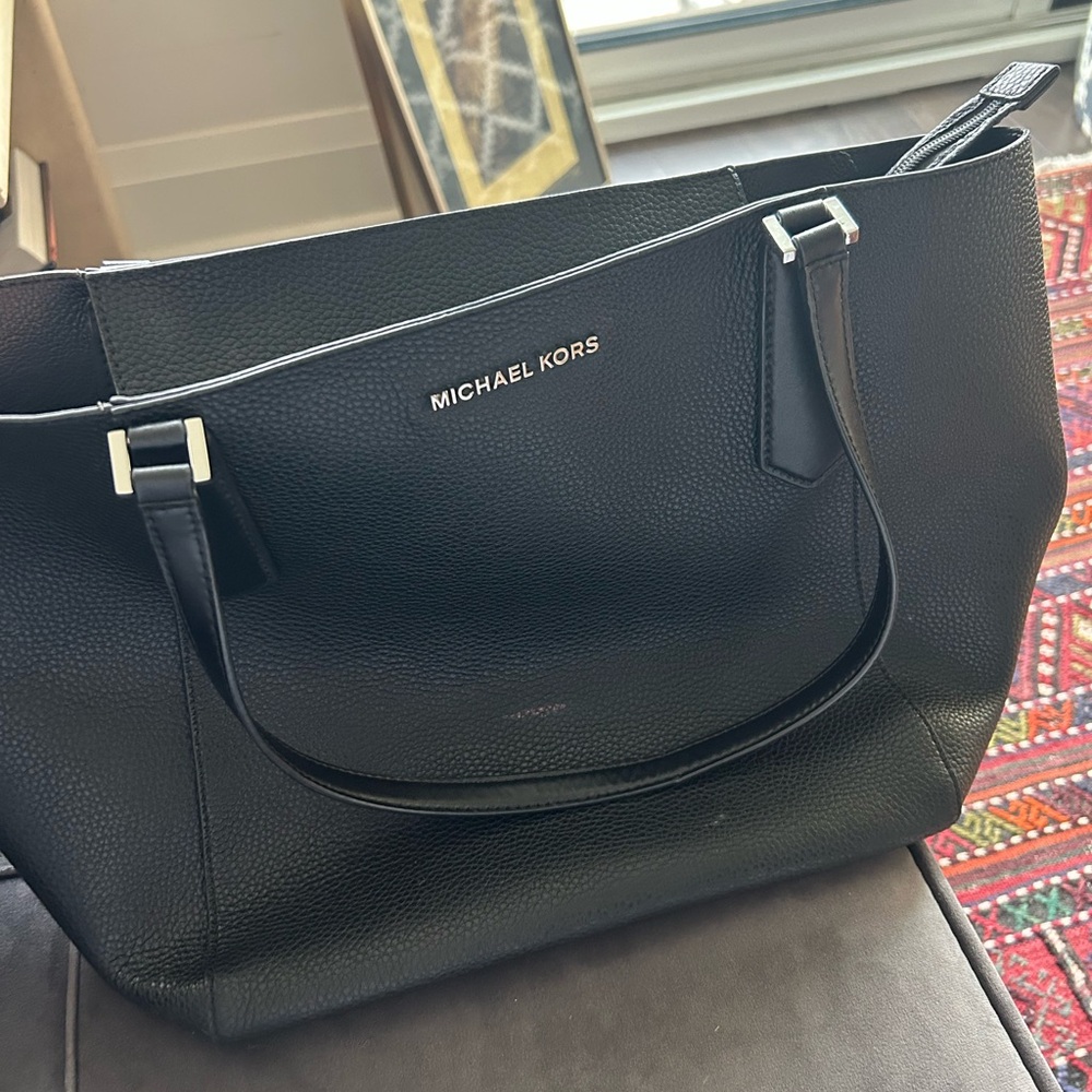 Michael Kors Black Saffiano Leather Tote